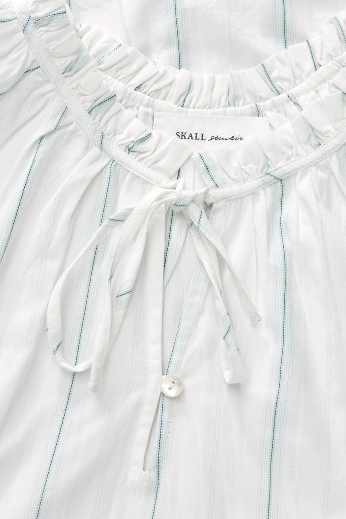 Skall Studio - Gabrielle Blouse - White/Navy Stripe
