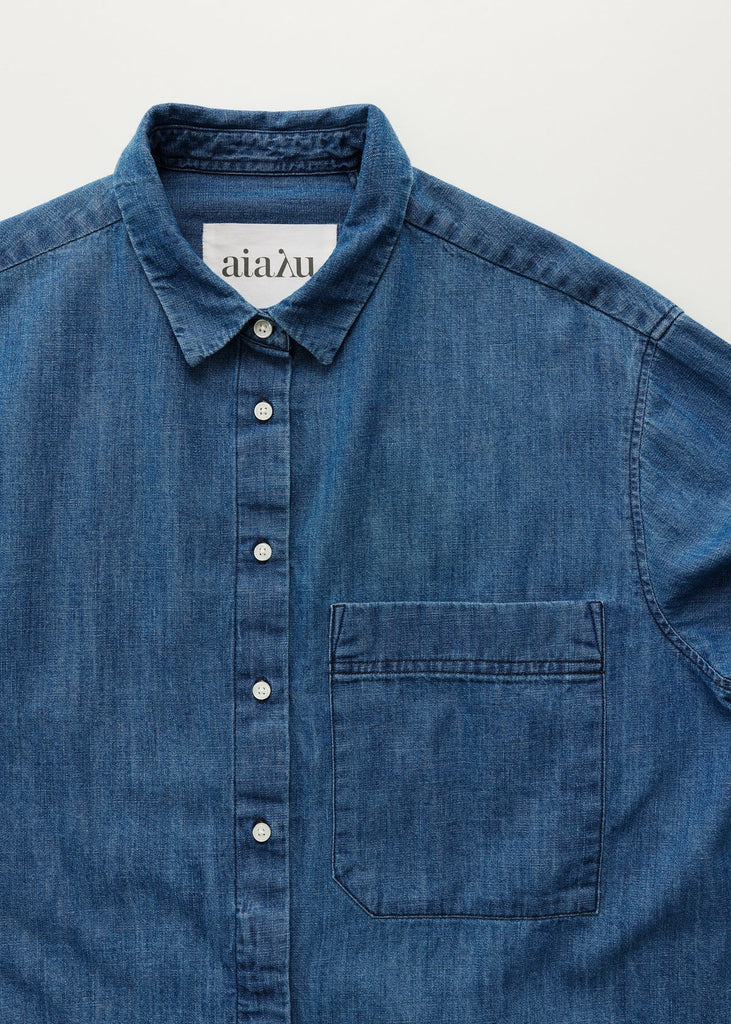 Aiayu - Lynette Shirt Denim - Iceberg