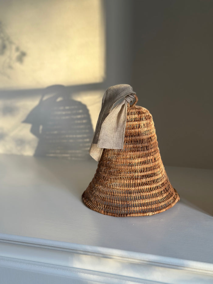Juleklokke - Palmefibre - 18cm