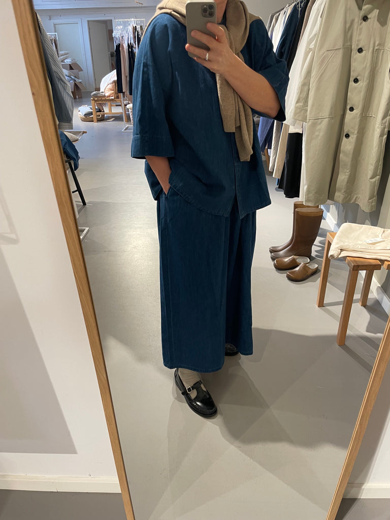Frau - Helsinki Skirt - Clear Blue Denim