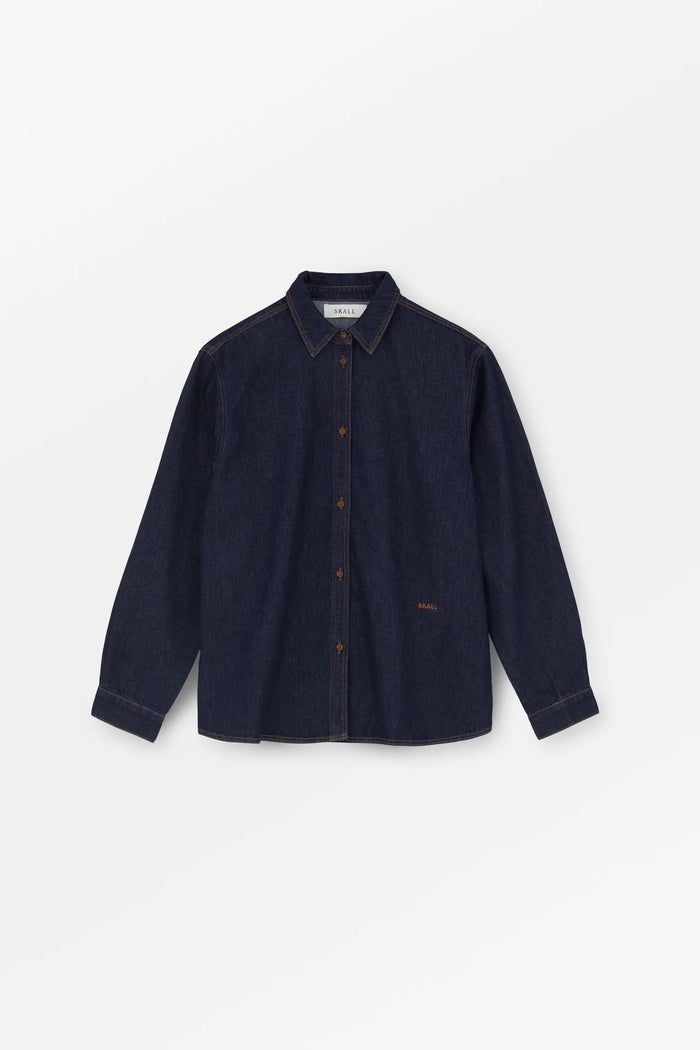 Skall Studio - Millington shirt - Indigo blue denim