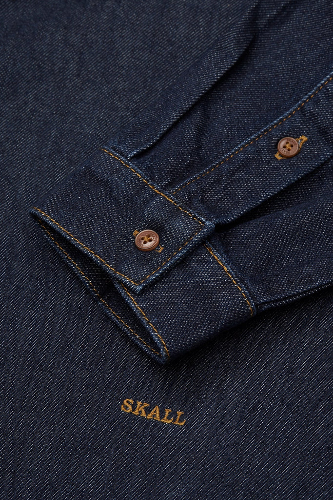 Skall Studio - Millington shirt - Indigo blue denim