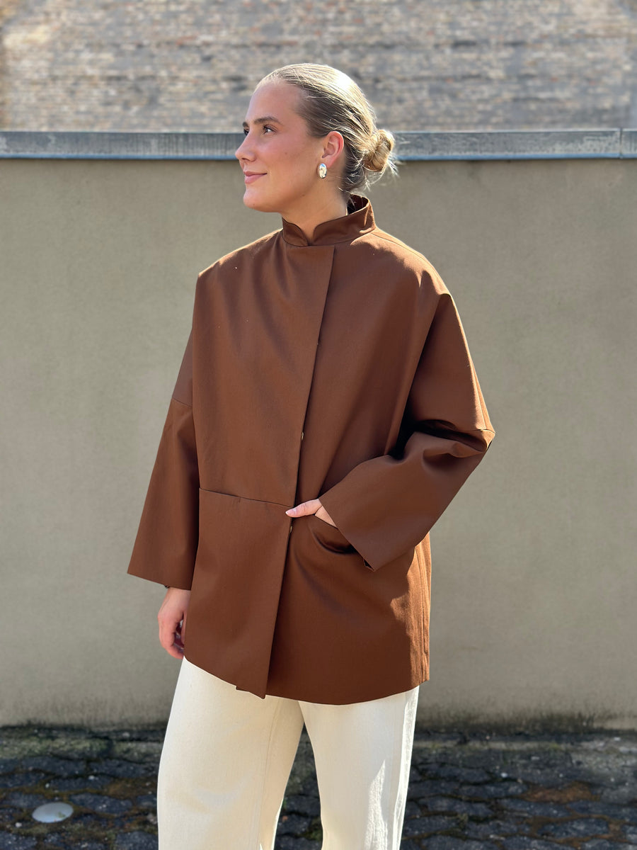 Crowd - Seoul Coat - Chocolate Brown