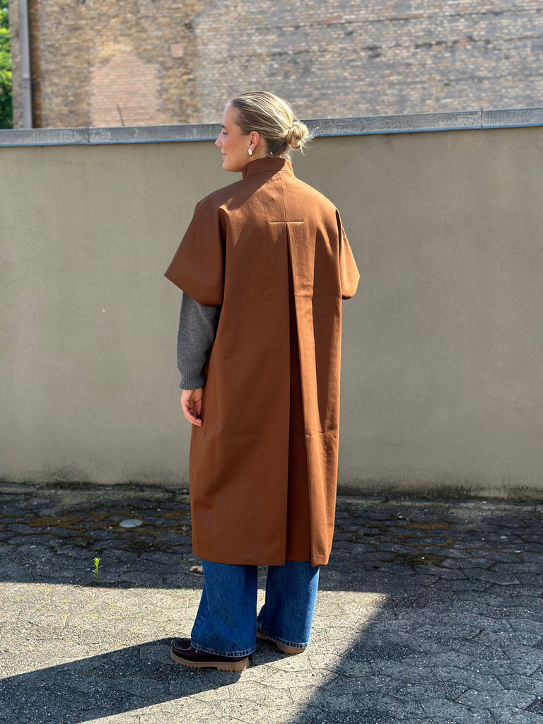 Crowd - Long Mok Cotton - Chocolate Brown
