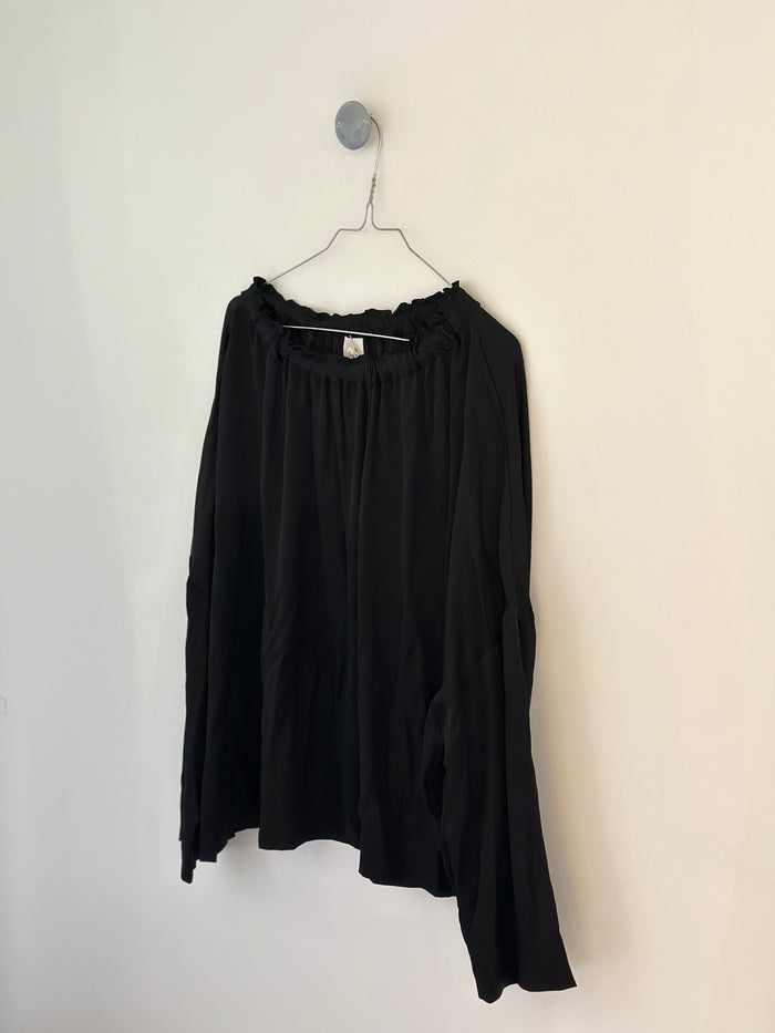 Mati Mati - Margrethe Tie Top - Sort Silke