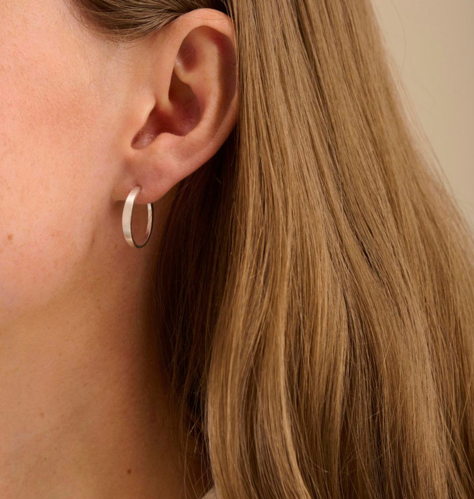 Pernille Corydon - Small Eclipse Earrings - Sølv el. Forgyldt