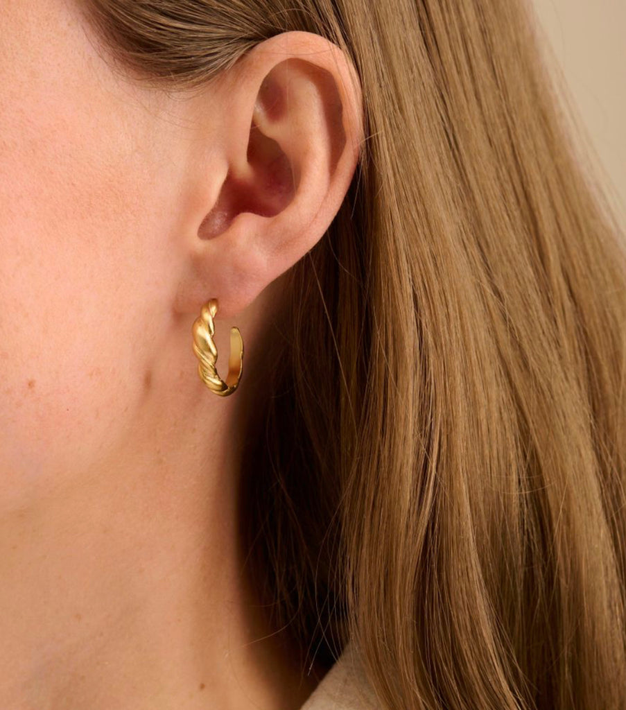 Pernille Corydon - Hana Earrings - Sølv el. Forgyldt