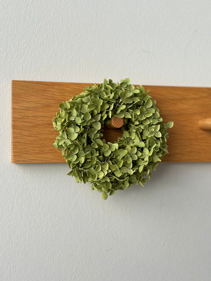 Tørret Hortensia Krans - Ø14 cm