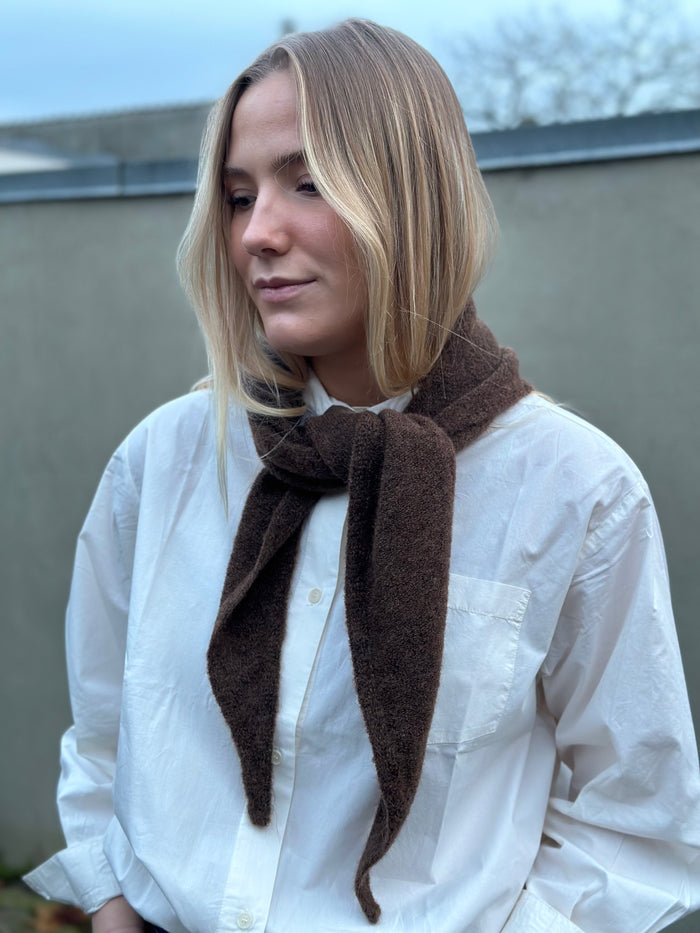 Sibin Linnebjerg - Tørklæde - Brun