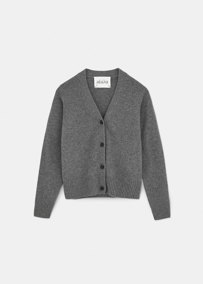 Aiayu - Ingrid Cashmere Cardigan - Stormy