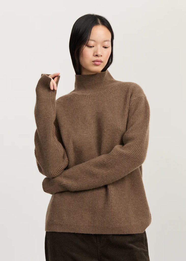 Aiayu - Jaxon Sweater - Pure Dark Brown