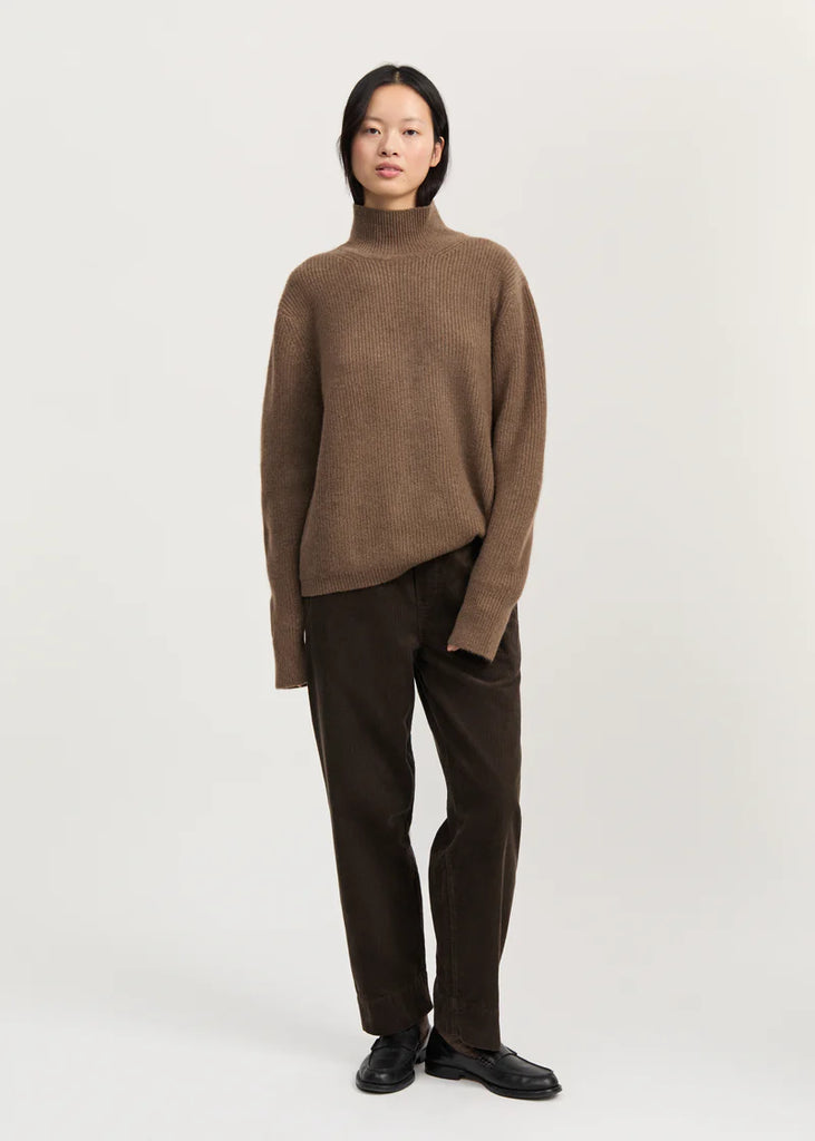 Aiayu - Jaxon Sweater - Pure Dark Brown