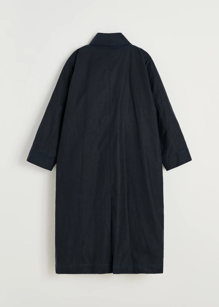 Aiayu - Jay Coat Oilskin - Navy