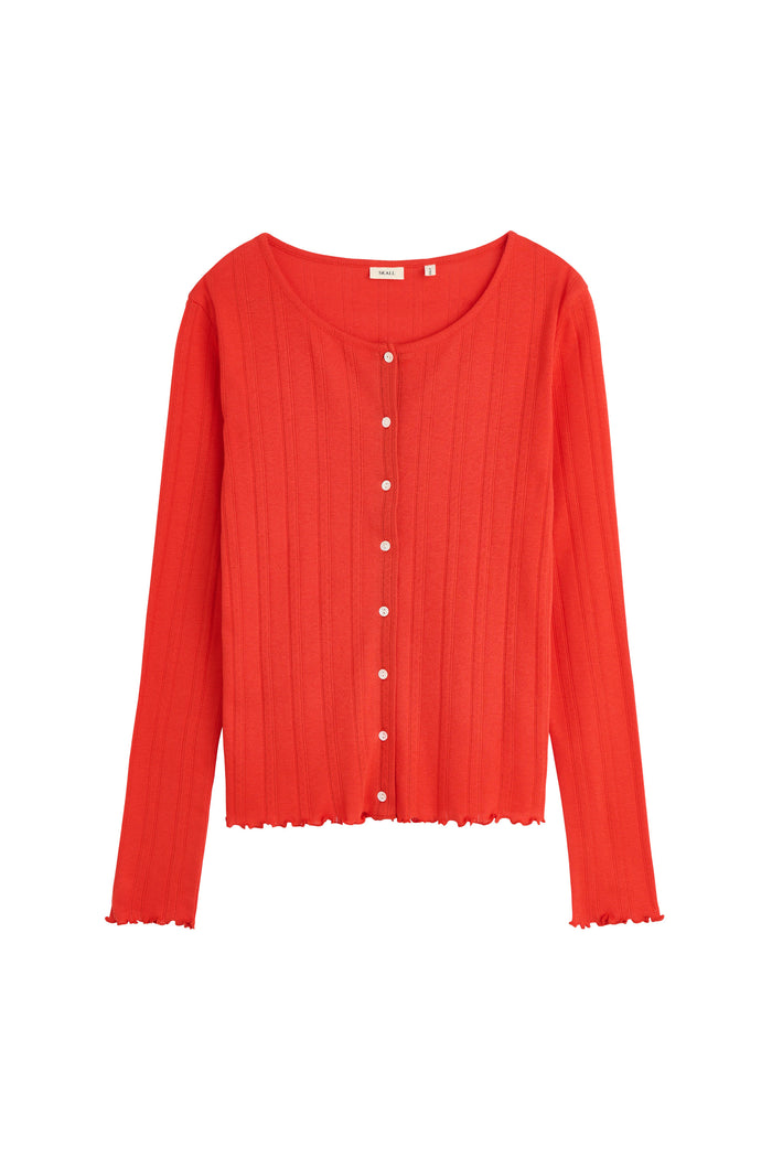 Skall Studio - June Cardigan - Bright Red