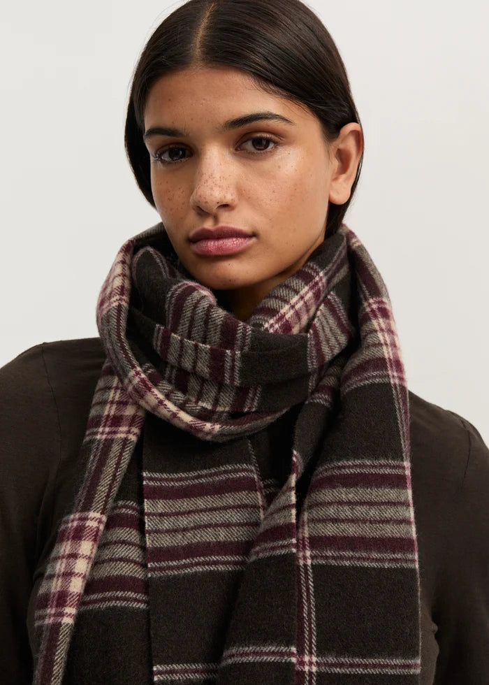 Aiayu - Kaya Scarf - Uld - Mix Brown