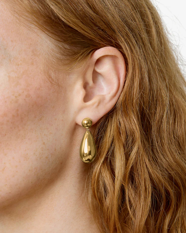 Lie Studio - The Lola Earrings - Forgyldt