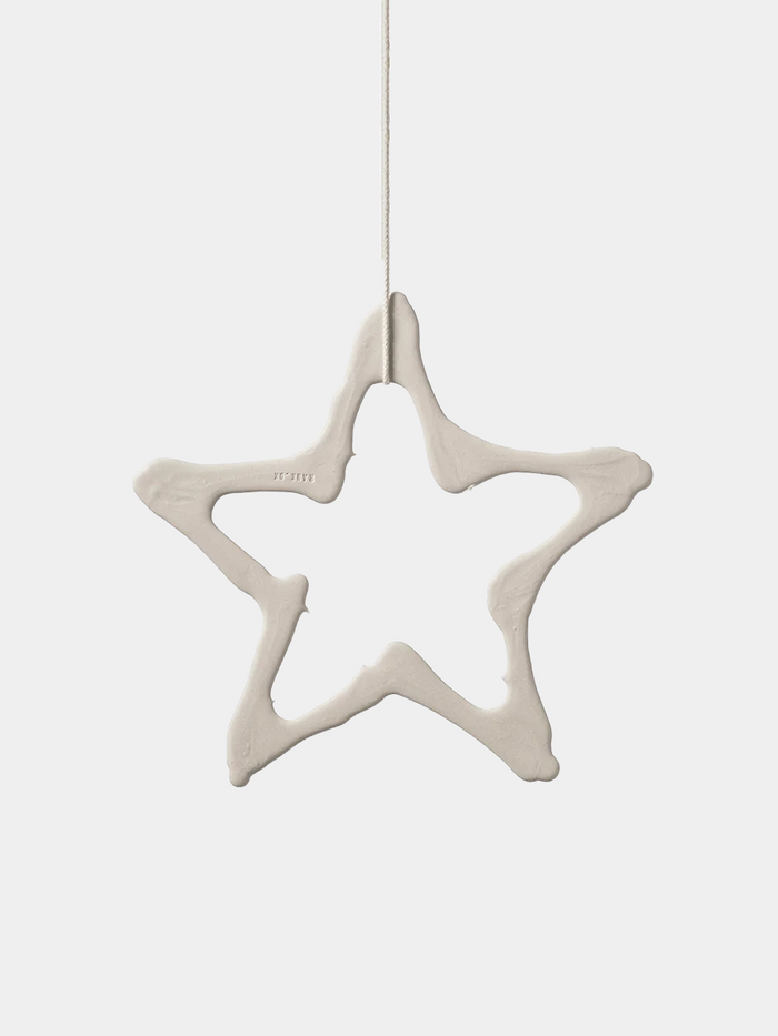 Lars Rank Keramik - Stjerner 5 stk - Hvid