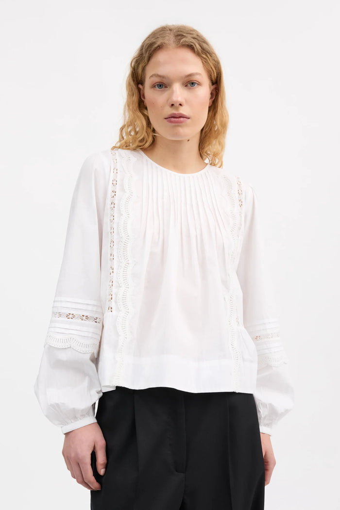 Skall Studio - Leaf Shirt - Optic White