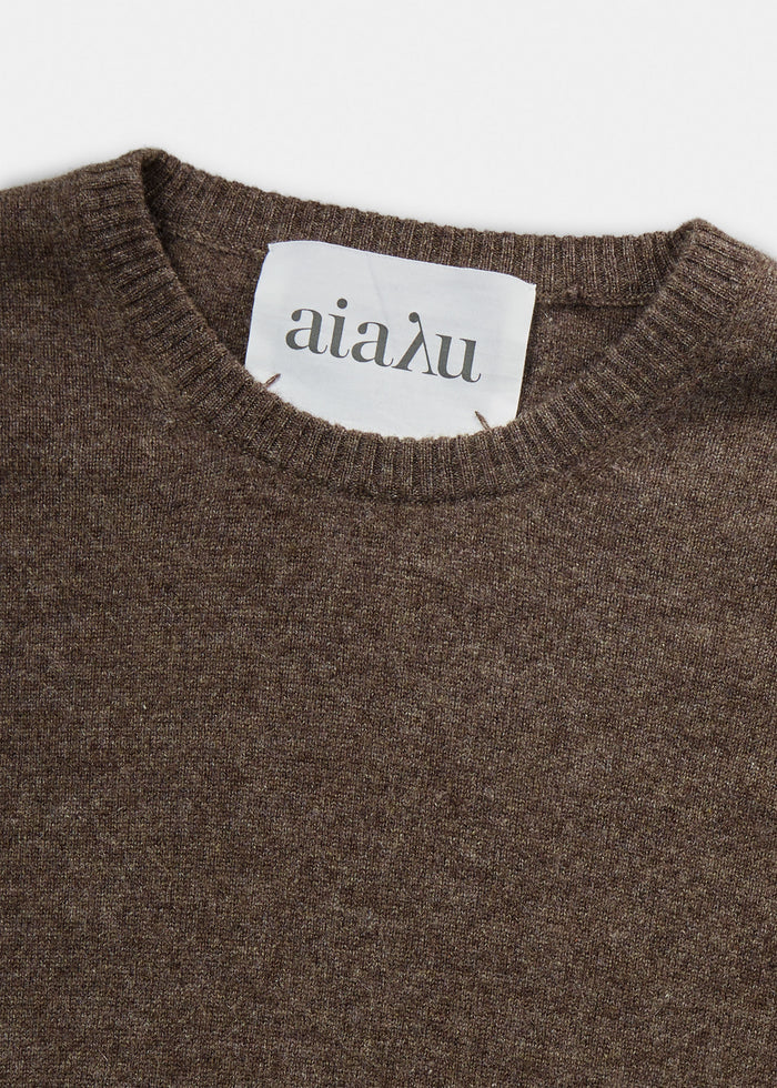 Aiayu - Leonardo Cashmere Sweater - Pure Dark Brown