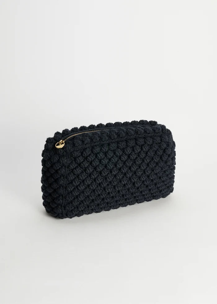Aiayu - Linn Clutch - Black Navy