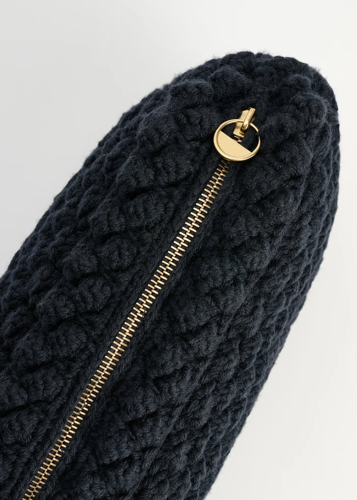 Aiayu - Linn Clutch - Black Navy
