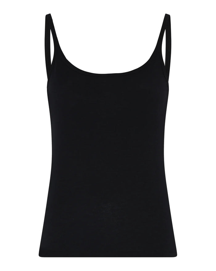 Frau - Linz Cashmere Strop Top - Black