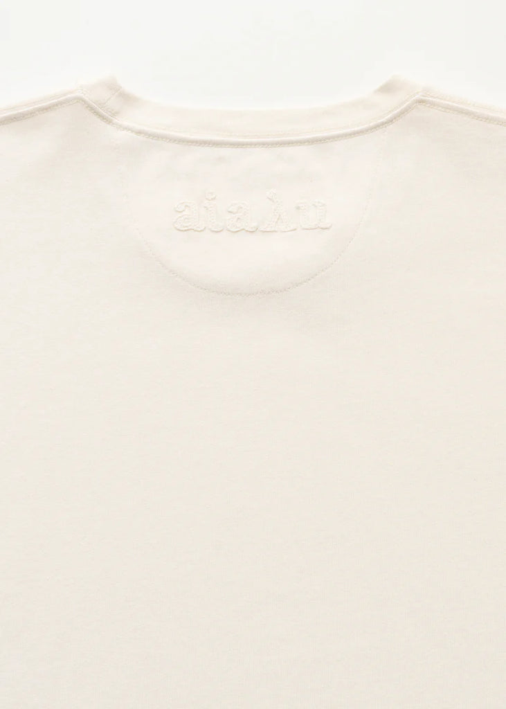 Aiayu - Lui Circular Tee - Pure ecru