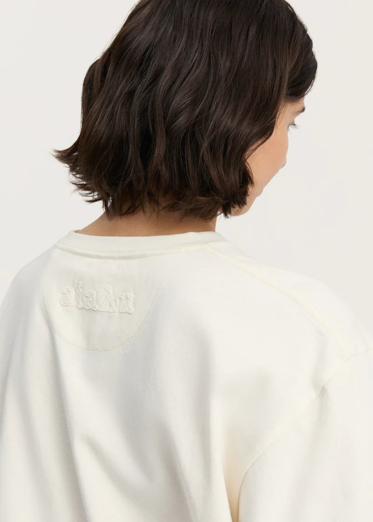 Aiayu - Lui Circular Tee - Pure ecru