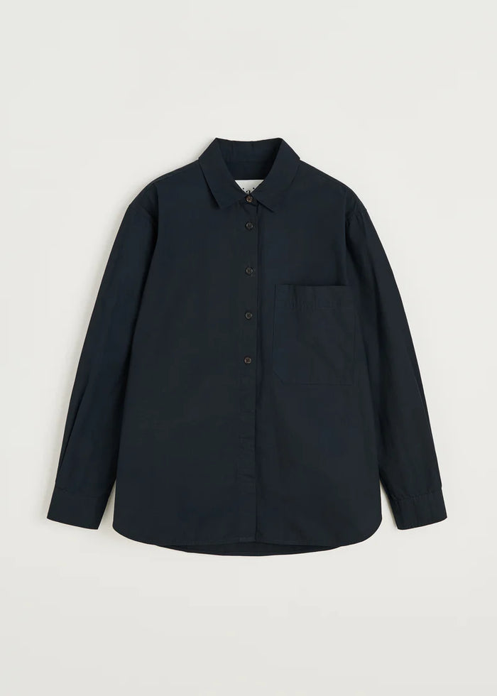Aiayu - Lynette Shirt Dark Horn - Black Navy