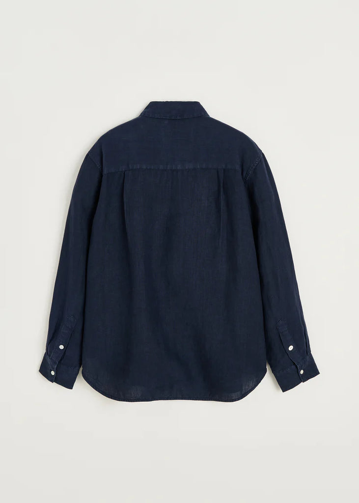 Aiayu - Lynette Shirt Linen - Navy
