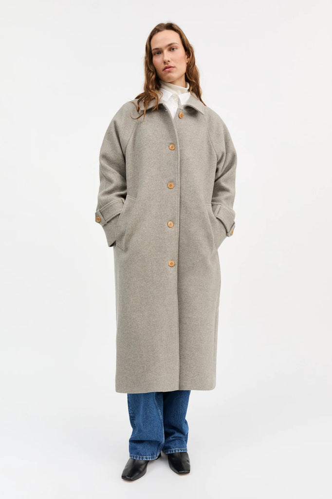 Skall Studio - Macy Coat - Warm Grey Twill