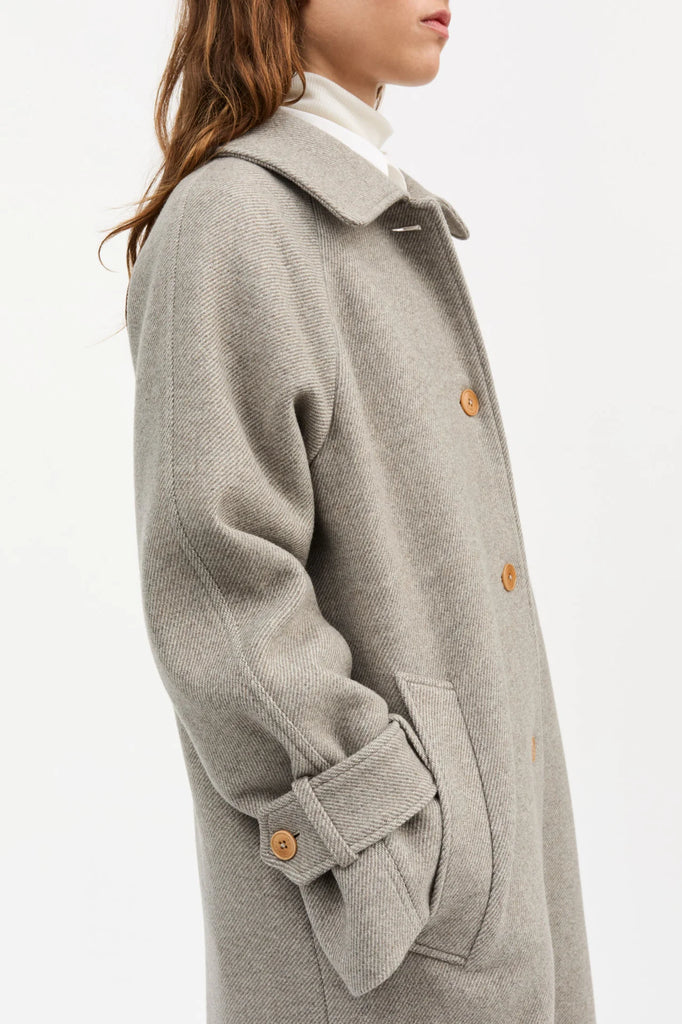 Skall Studio - Macy Coat - Warm Grey Twill