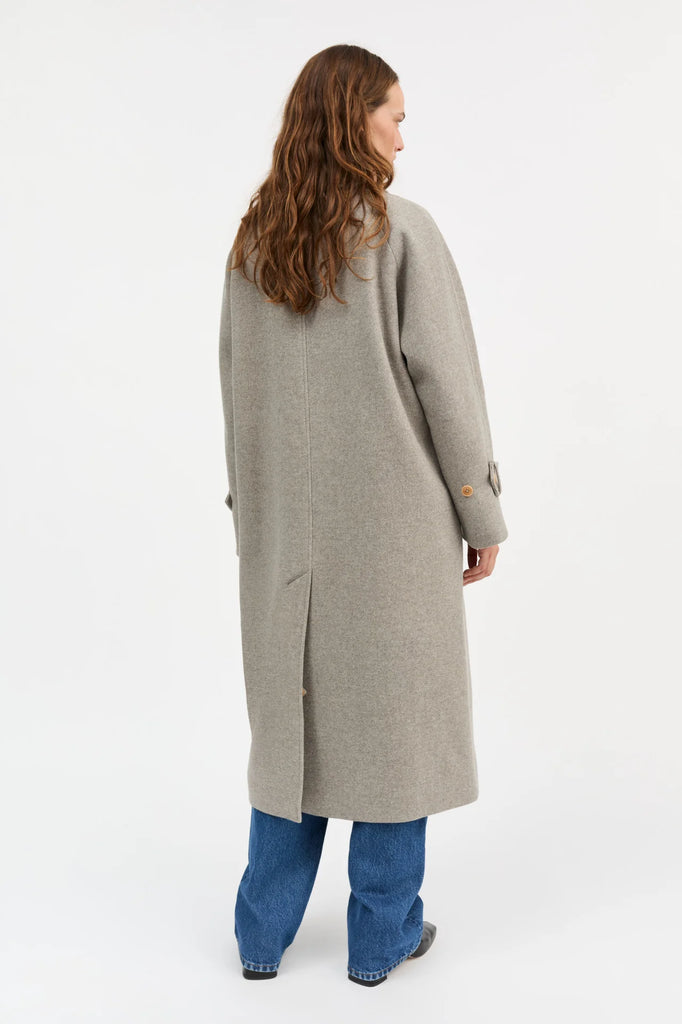 Skall Studio - Macy Coat - Warm Grey Twill