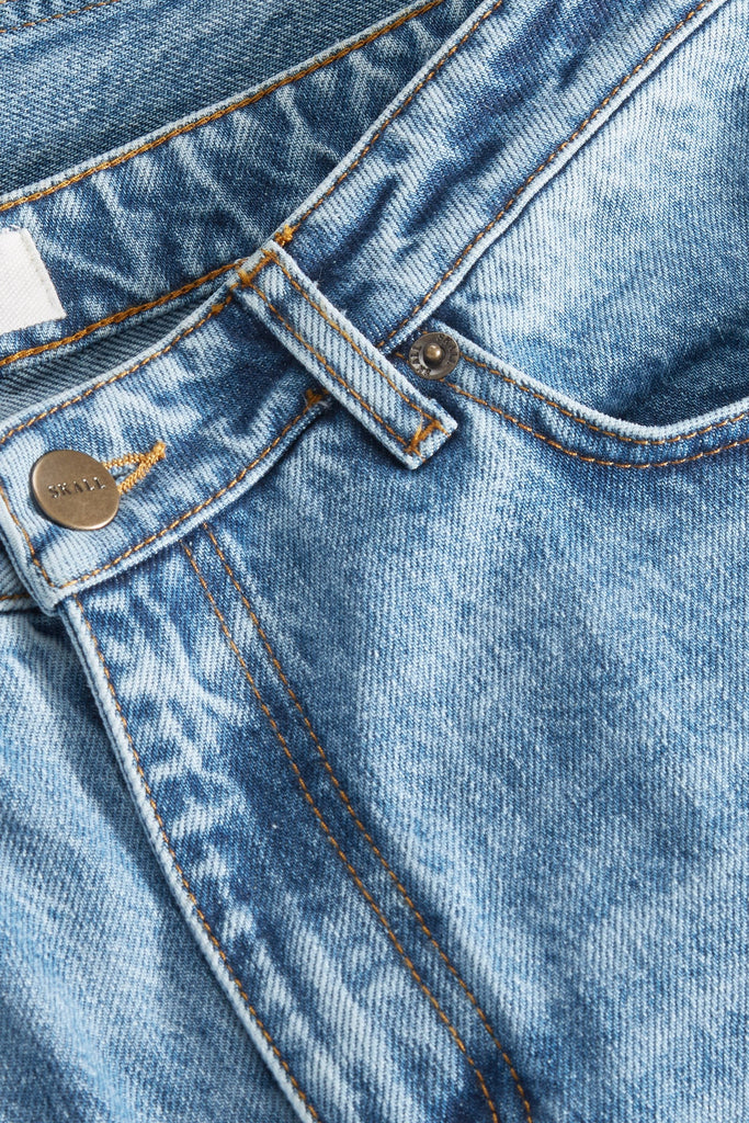 Skall Studio - Maddy Straight Jeans - Worn Mid Blue