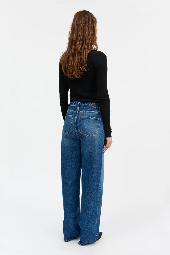 Skall Studio - Maddy Straight Jeans - Vintage Washed Blue