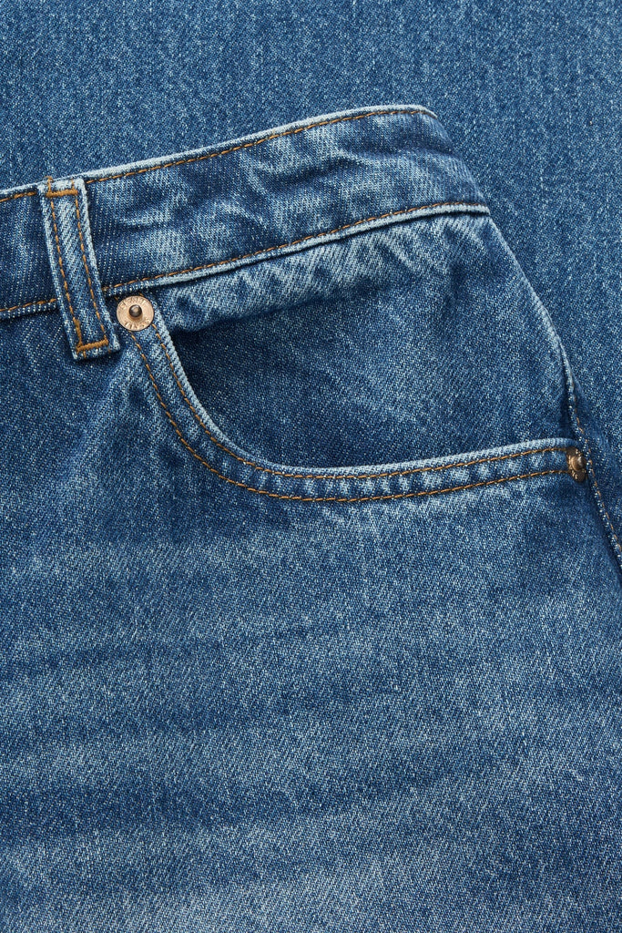 Skall Studio - Maddy Straight Jeans - Vintage Washed Blue