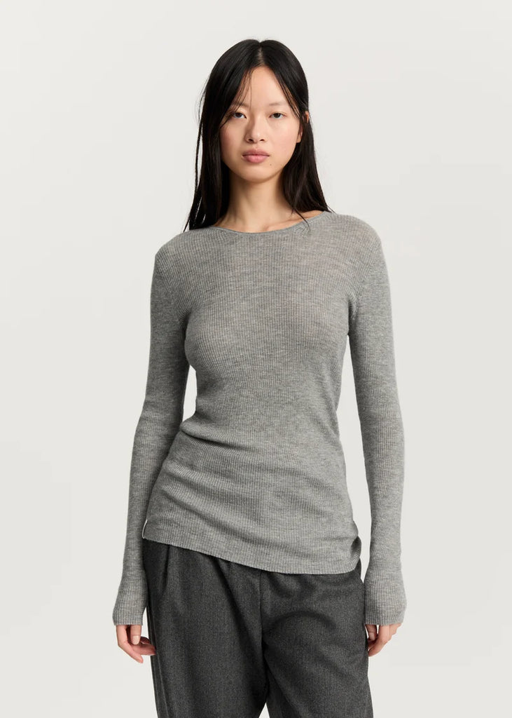 Aiayu - Madigan Blouse - Grey Melange