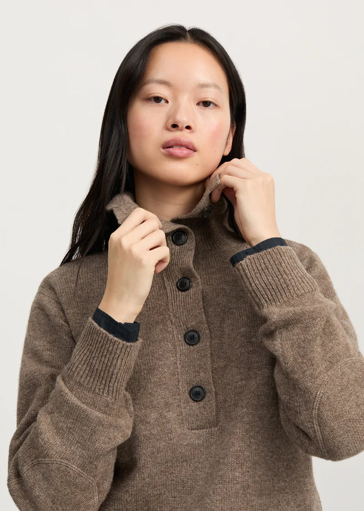 Aiayu - Maji Sweater - Pure Light Brown