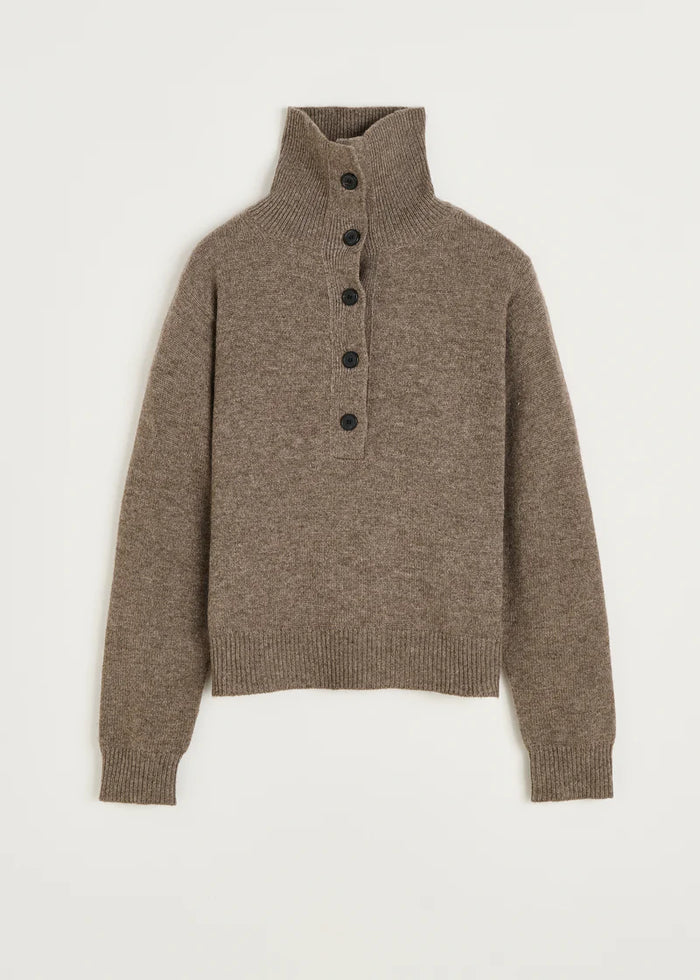 Aiayu - Maji Sweater - Pure Light Brown