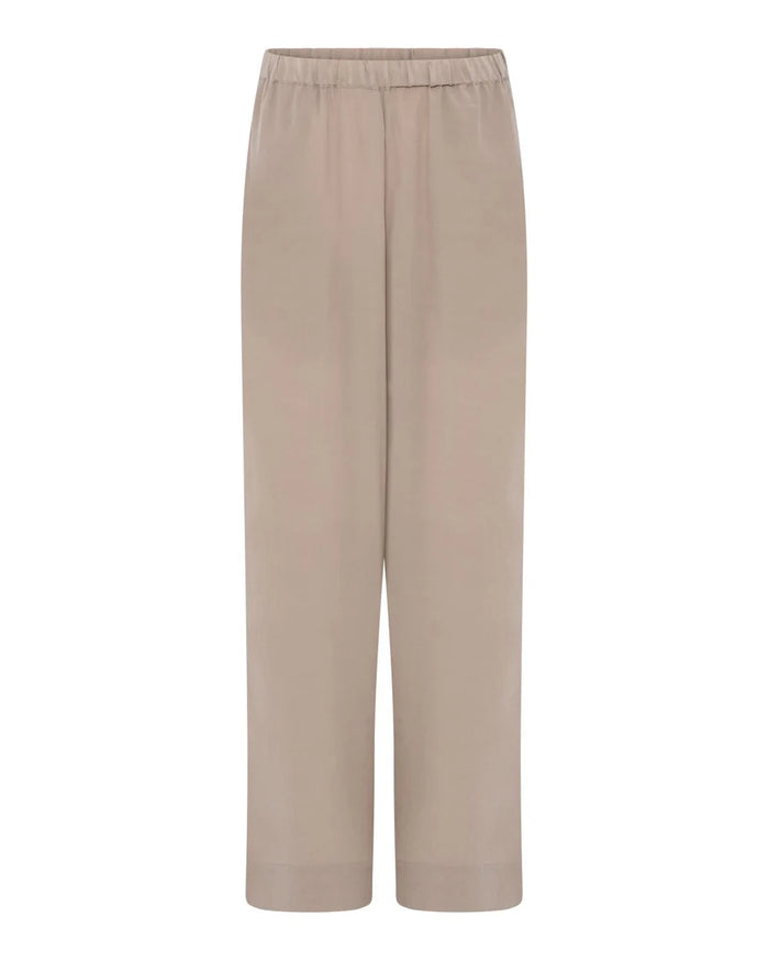 Frau - Melbourne Silk Crepe Pants - Stucco
