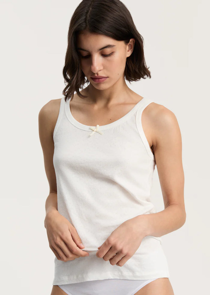 Aiayu - Messhu Tank - Pure Ecru