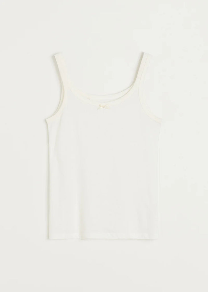Aiayu - Messhu Tank - Pure Ecru