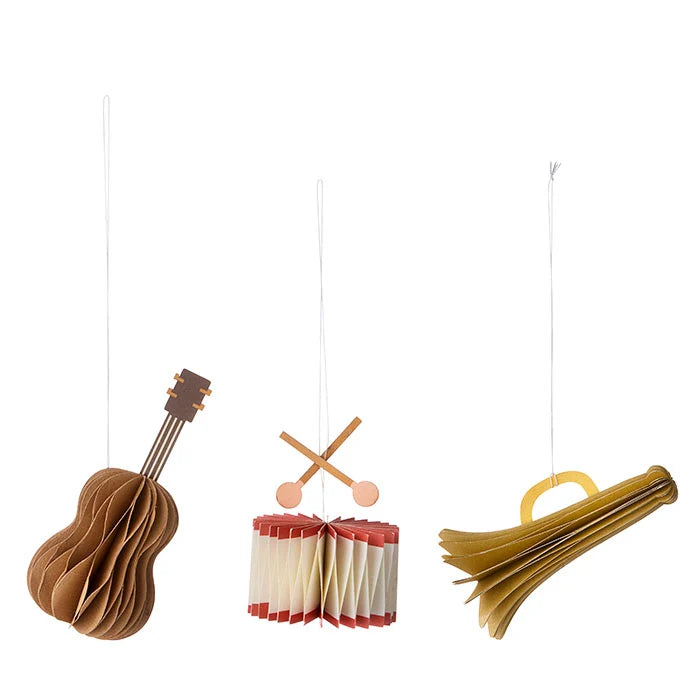 Juleophæng - Instrumenter - 3 stk.