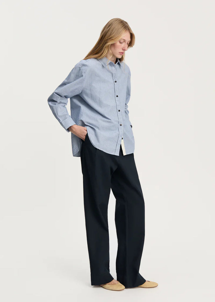 Aiayu - Paulina Shirt Striped - Mix blue