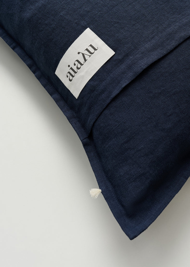 Aiayu - Pillow Linen - 50x50 - Navy