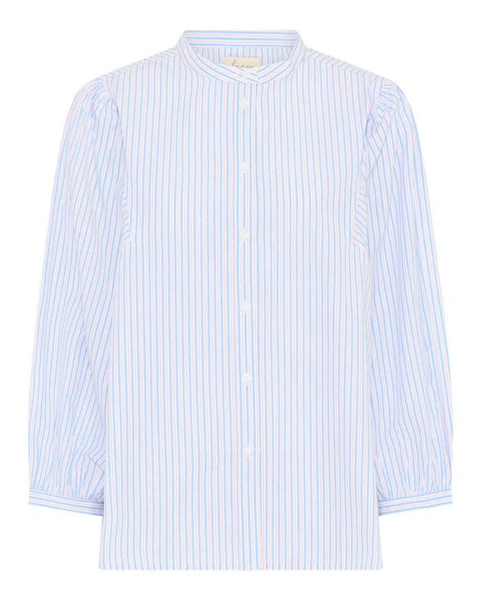 Frau - Pisa Skjorte - Blue Cameo Stripe