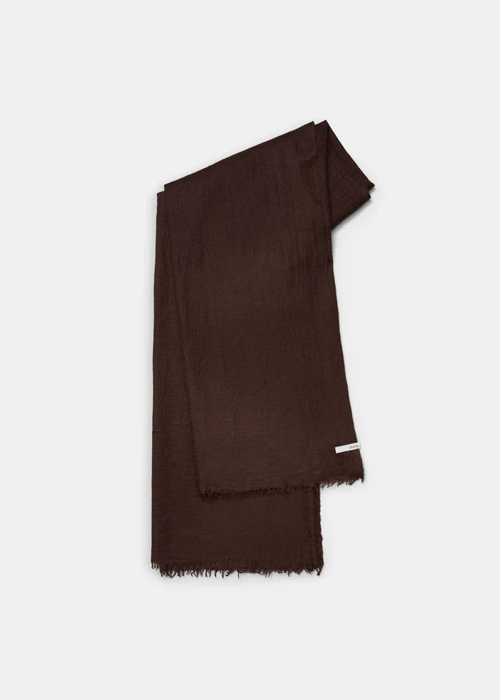 Aiayu - Poon Cashmere Scarf - Chocolate