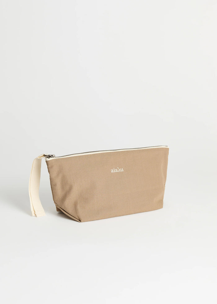 Aiayu - Pouch Mini Heavy Poplin - Light Earth