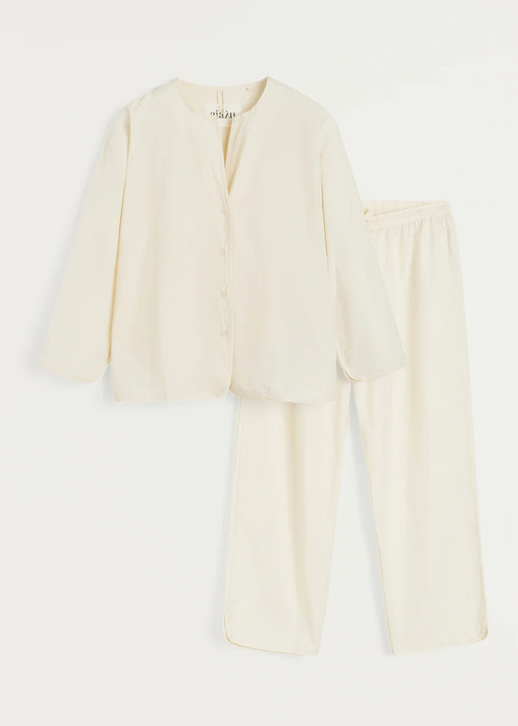 Aiayu - Pyjamas Poplin - Pure Ecru