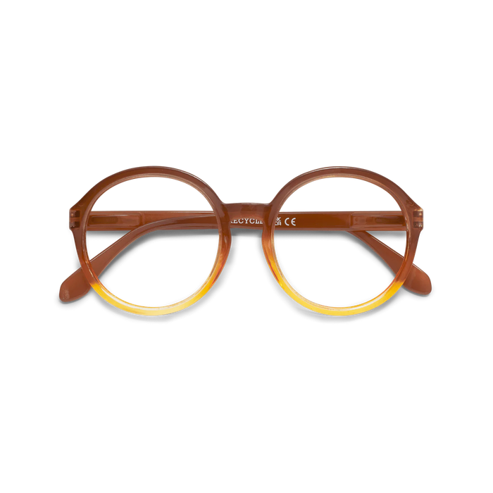 Læsebriller - Runde - Caramel